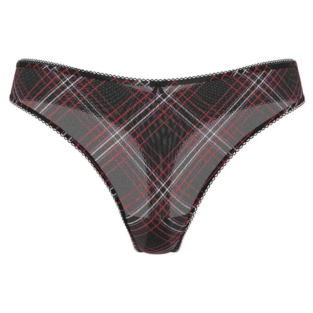 Victoria’s Secret Shimmer Mesh Thong Panty
